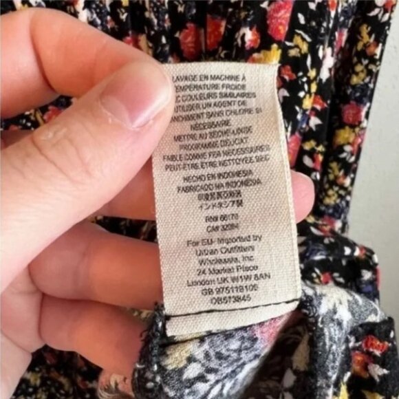 FREE PEOPLE Wildflower Fields Henley Top - Picture 11 of 12